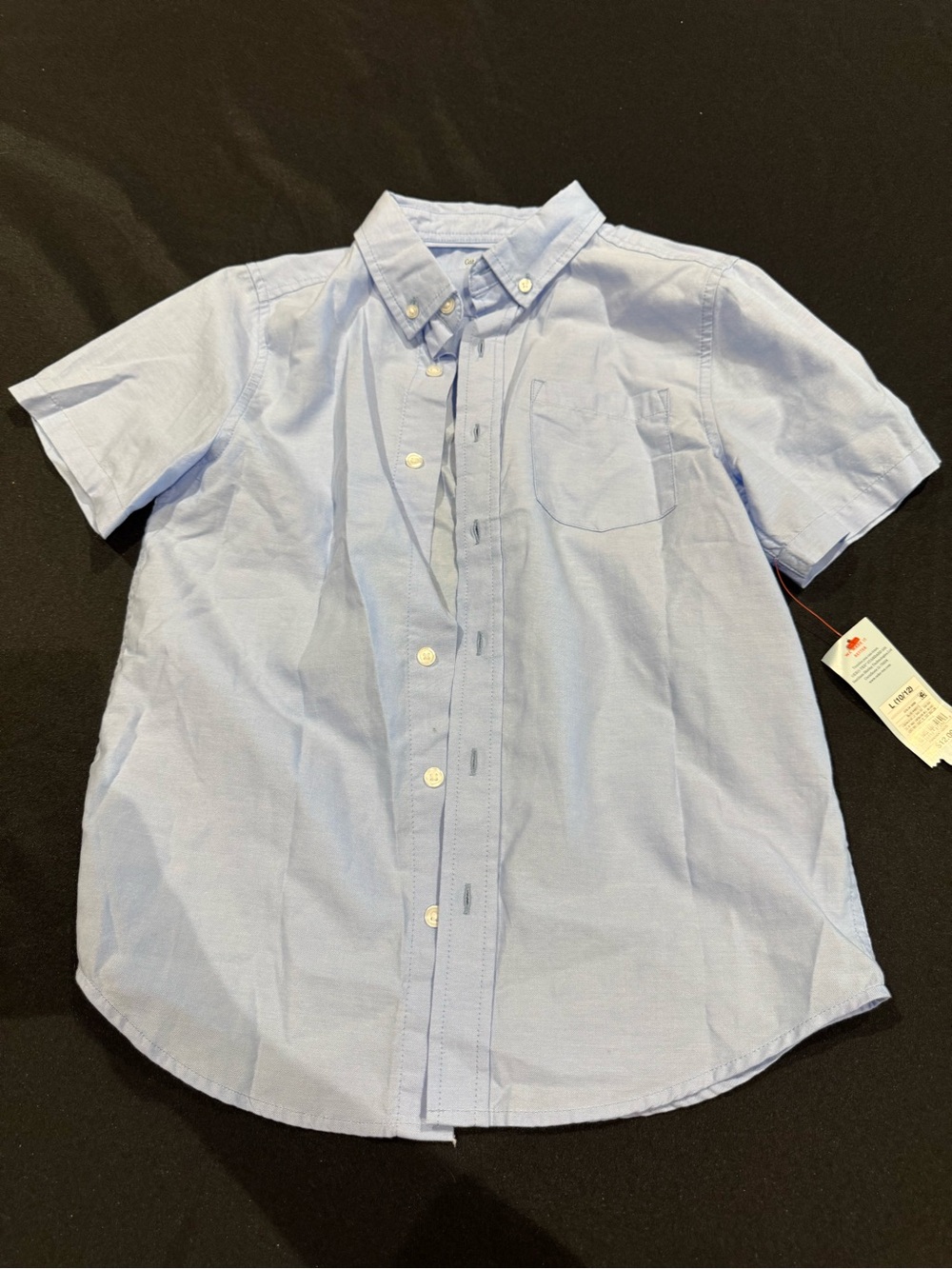 Cat & Jack Light Blue Button-Down Shirt
